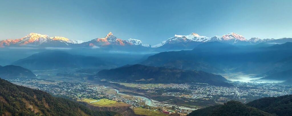 pokhara annapurana mountains