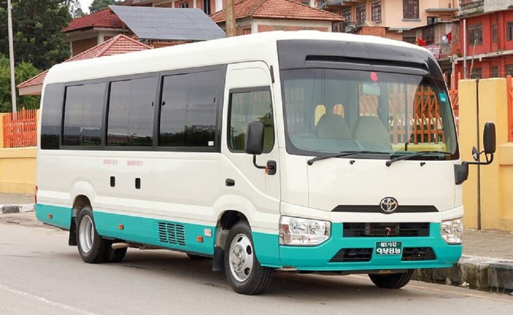 Chitwan to Pokhara Private Car Hire 6 coster